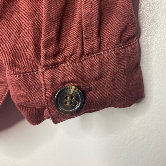 Full Tilt Burgundy Utility Jacket Women’s Small - Picture 6 of 12